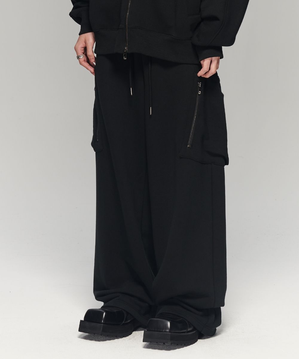 【MAISON MINED】23FW★ STRING POCKET SWEAT PANTS MUSINSA | MAISON MINED STRING POCKET SWEAT PANTS BLACK