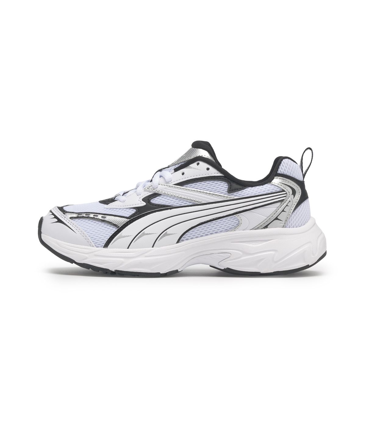 푸마(PUMA) 몰픽 - 화이트:블랙:실버 / 392724-10
