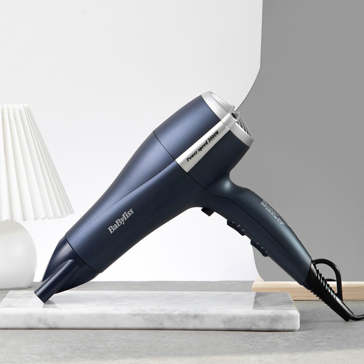 바비리스(BABYLISS) 2000W 파워 스피드 전문가용 드라이기  네이비 D990K