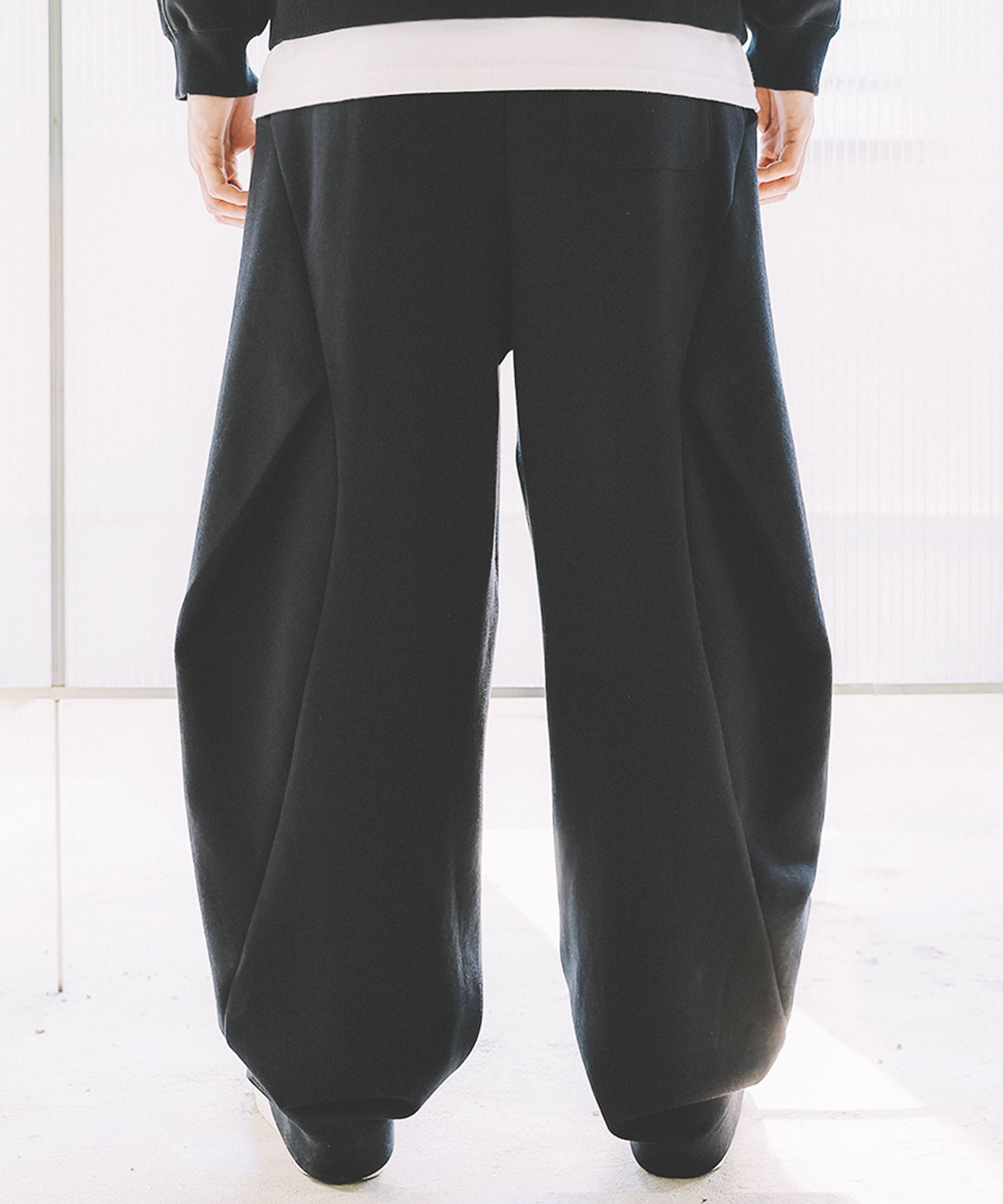【KOOLOSET】Two-Tuck Balloon Brushed Sweatpants Two-tuck Balloon Jogger Pants (3color) - kooloset