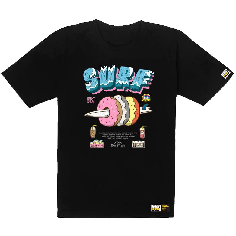 SHARK DOG-tshirts-233  샤크독 데니샤크 서핑 하와이 캐릭터 그래픽 티셔츠 반팔티