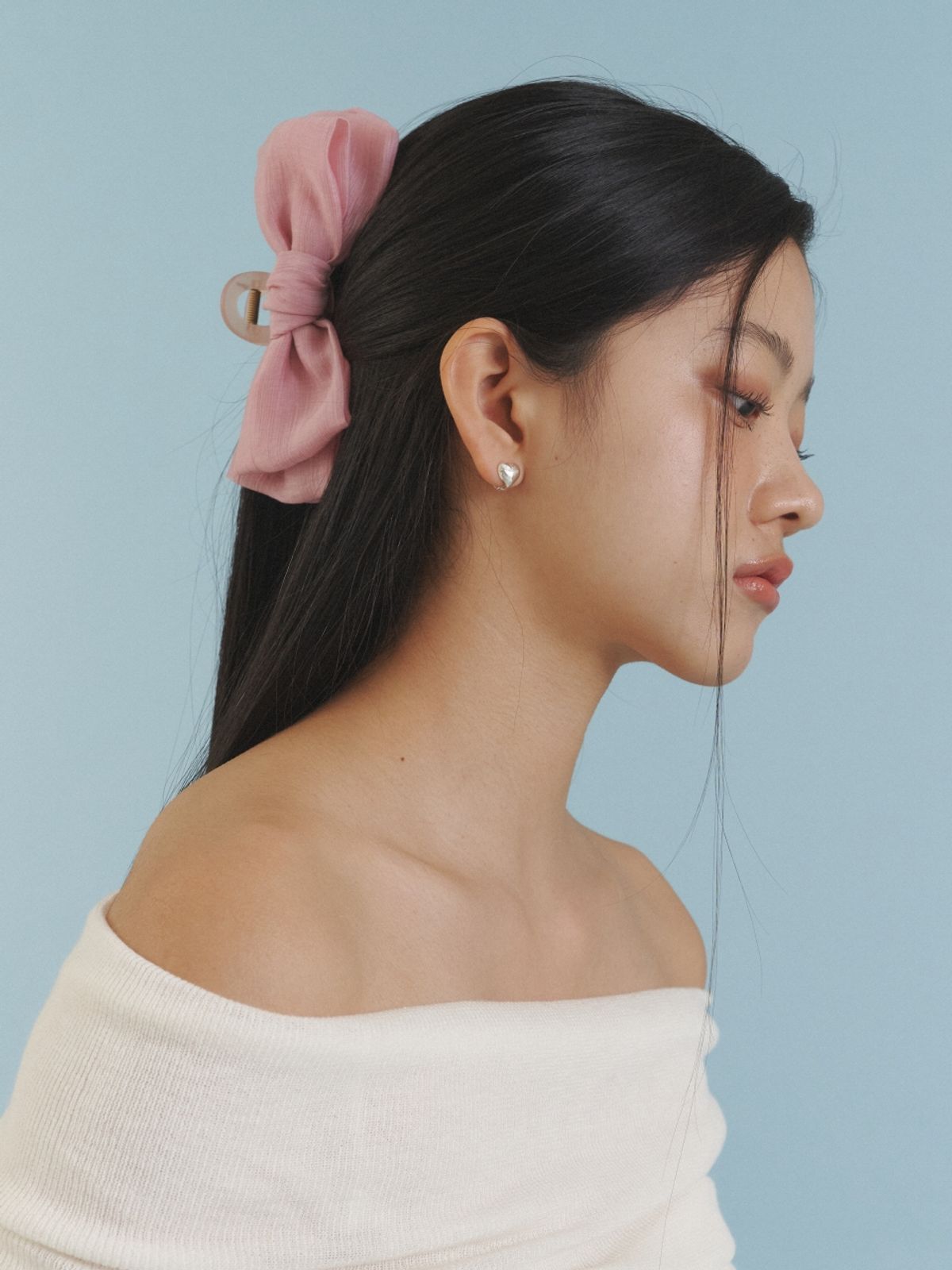 러브미몬스터(LOVE ME MONSTER) Love Ribbon Hair Clip_PK