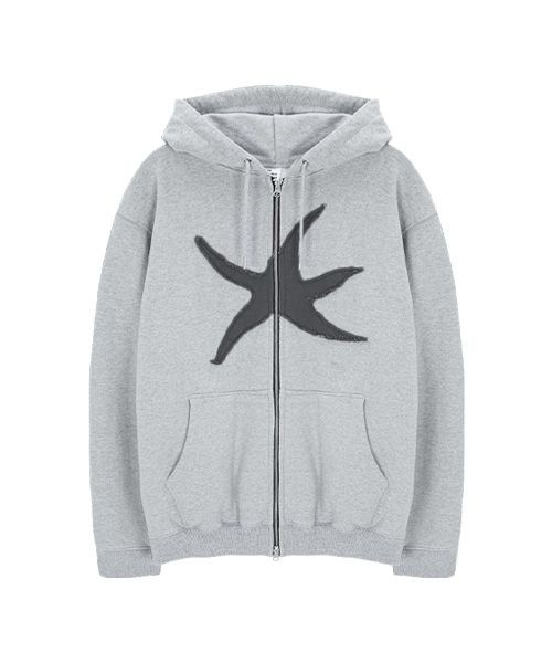 ◆25SS THE COLDEST MOMENT TCM starfish light hooded zip-up◆ MUSINSA | THE COLDEST MOMENT TCM starfish hooded zip-up (black)
