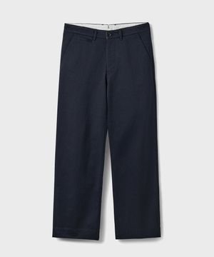 [DESK] NATURAL CHINO PANTS [WASHED NAVY]
