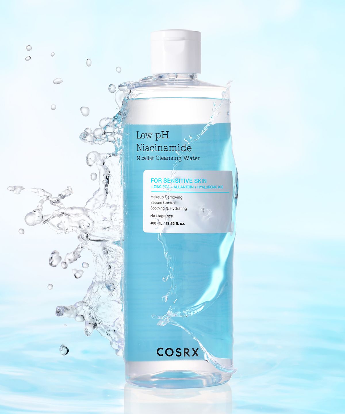 코스알엑스(COSRX) 약산성 나이아신아마이드 미셀라 클렌징 워터 400ml