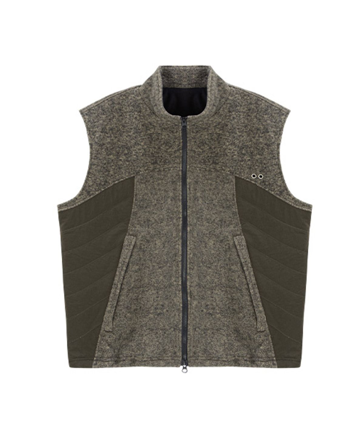 더콜디스트모먼트(THE COLDEST MOMENT) TCM side padded vest (brown)