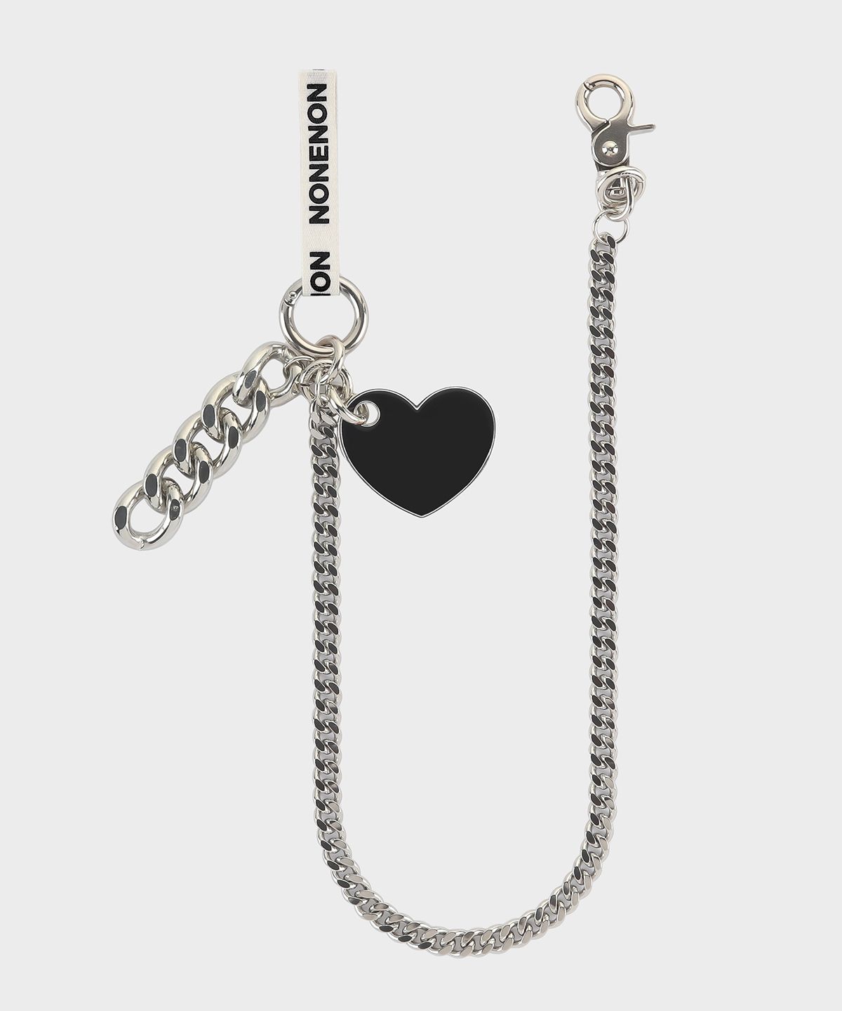 논논(NONENON) BLACK LOVE KEYRING_L