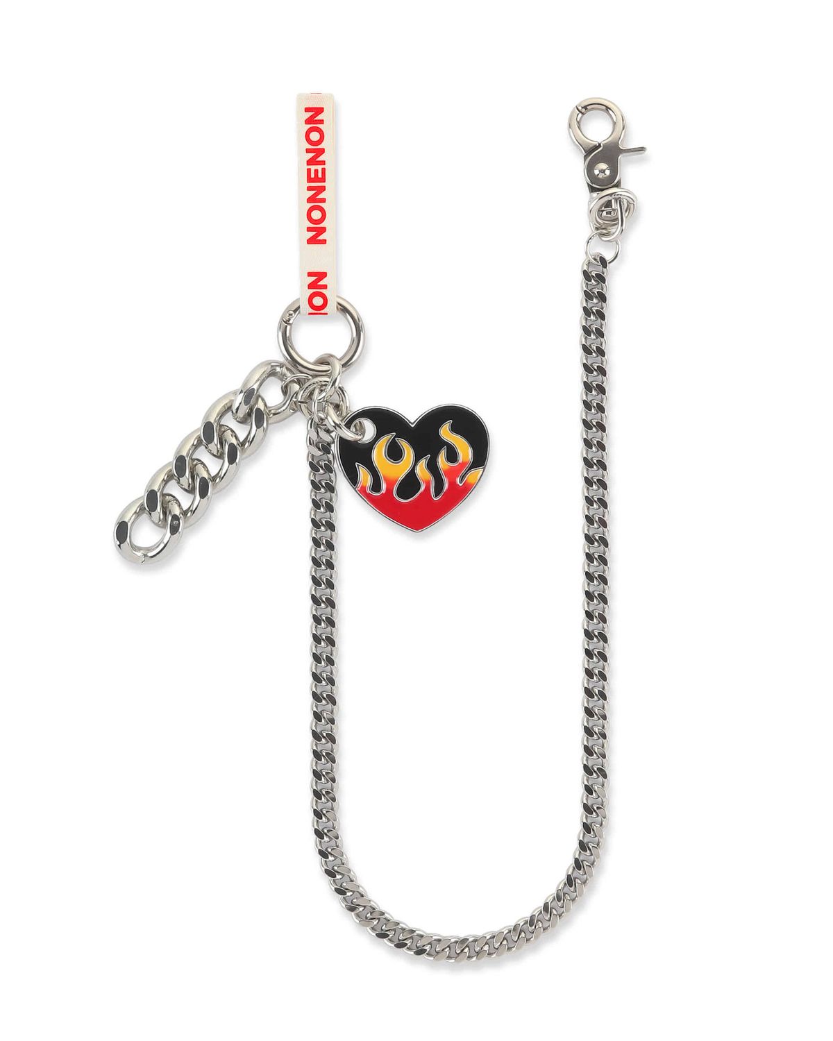 논논(NONENON) FLAME LOVE KEYRING(RED)_L