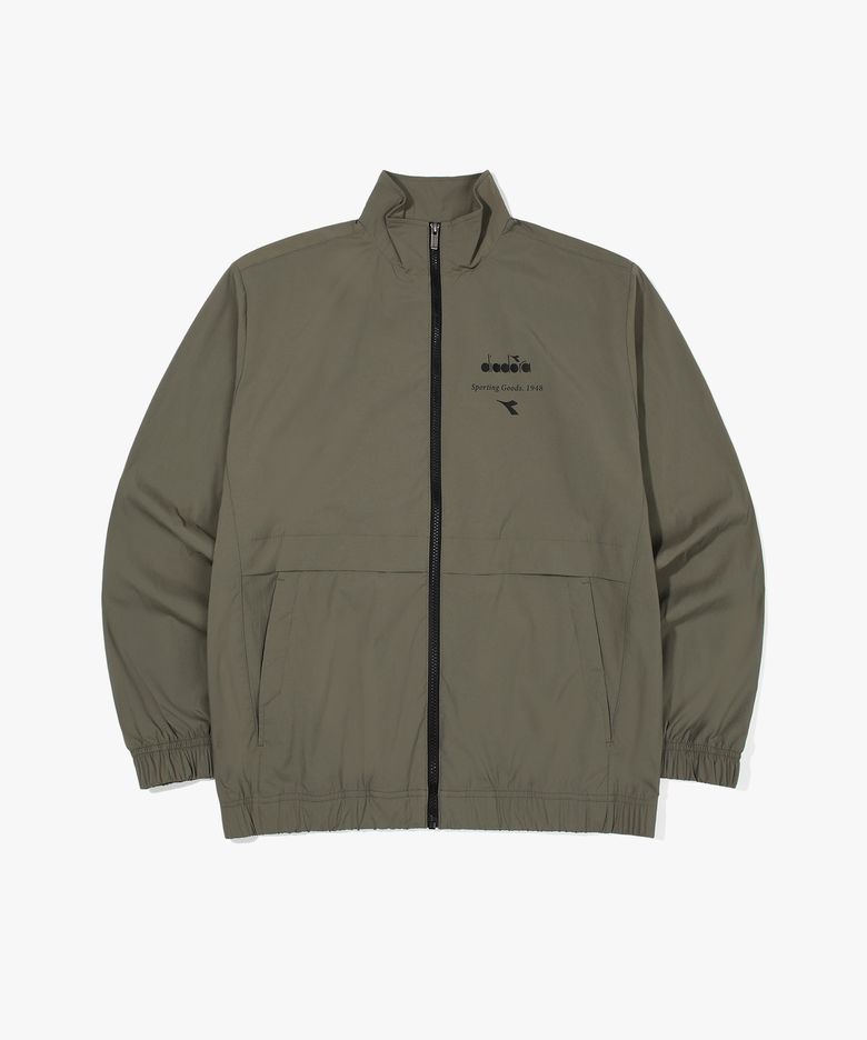 에센셜 우븐 자켓 KHAKI