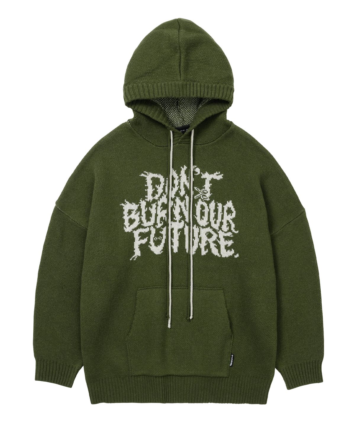 아조바이아조(AJOBYAJO) [PBA] DBOF Wool Knit Hoodie [KHAKI]