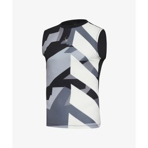 남성 트레이닝 프로웹 패턴 컴프레션 슬리브리스 SPHPCNSL201MBLK