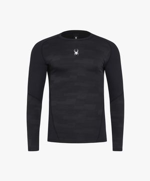 남성 프로웹 라운드넥 베이스레이어 상의 SPHFCNCL203MBLK