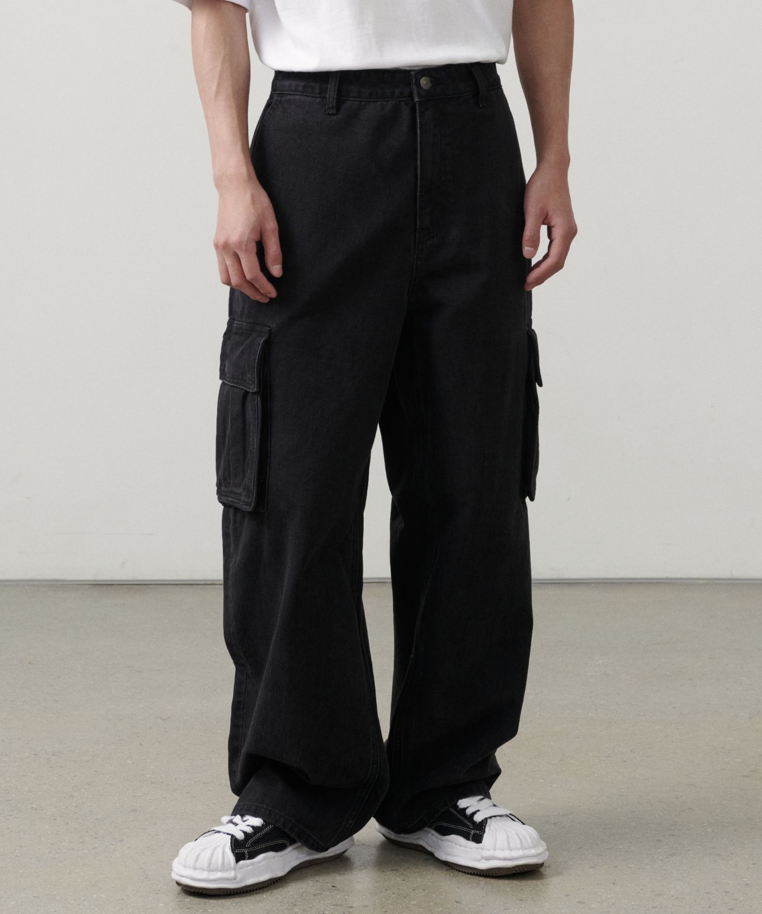 MUSINSA公式 | MUSINSA STANDARD Wide cargo denim pants