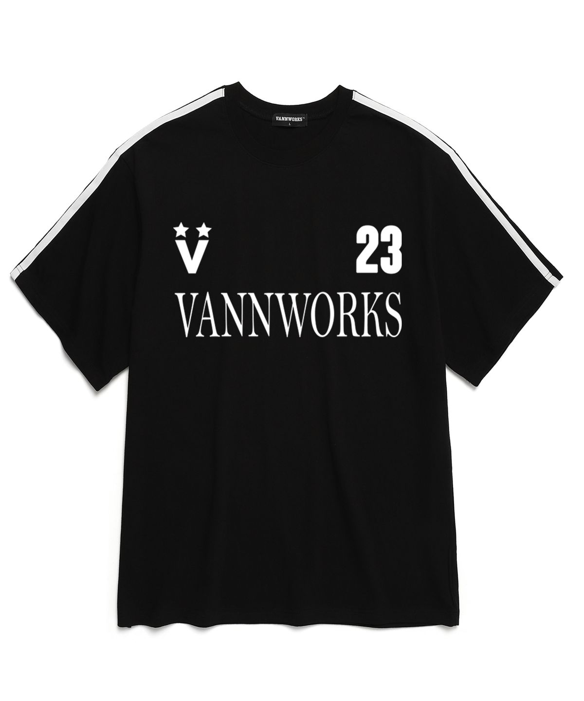 밴웍스(VANNWORKS) 블록코어 클래식 23 반팔 티셔츠 (VS0036) 블랙
