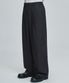 스트라이프 와이드 슬랙스 (BLACK)