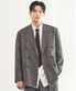 스트라이프 더블 블레이저 (GRAY)
