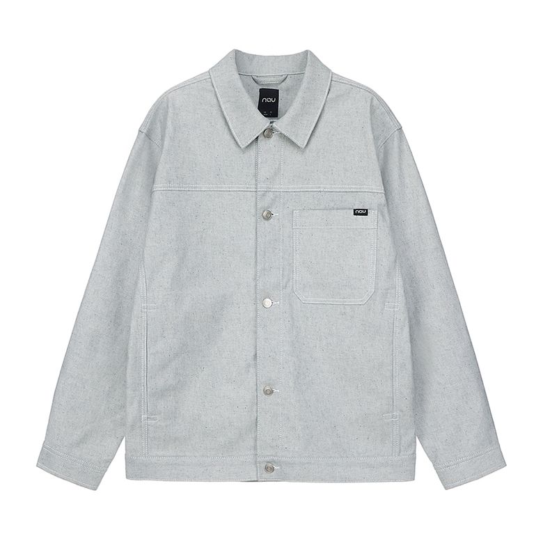 Re-Born 데님 셔츠 자켓 Light Denim