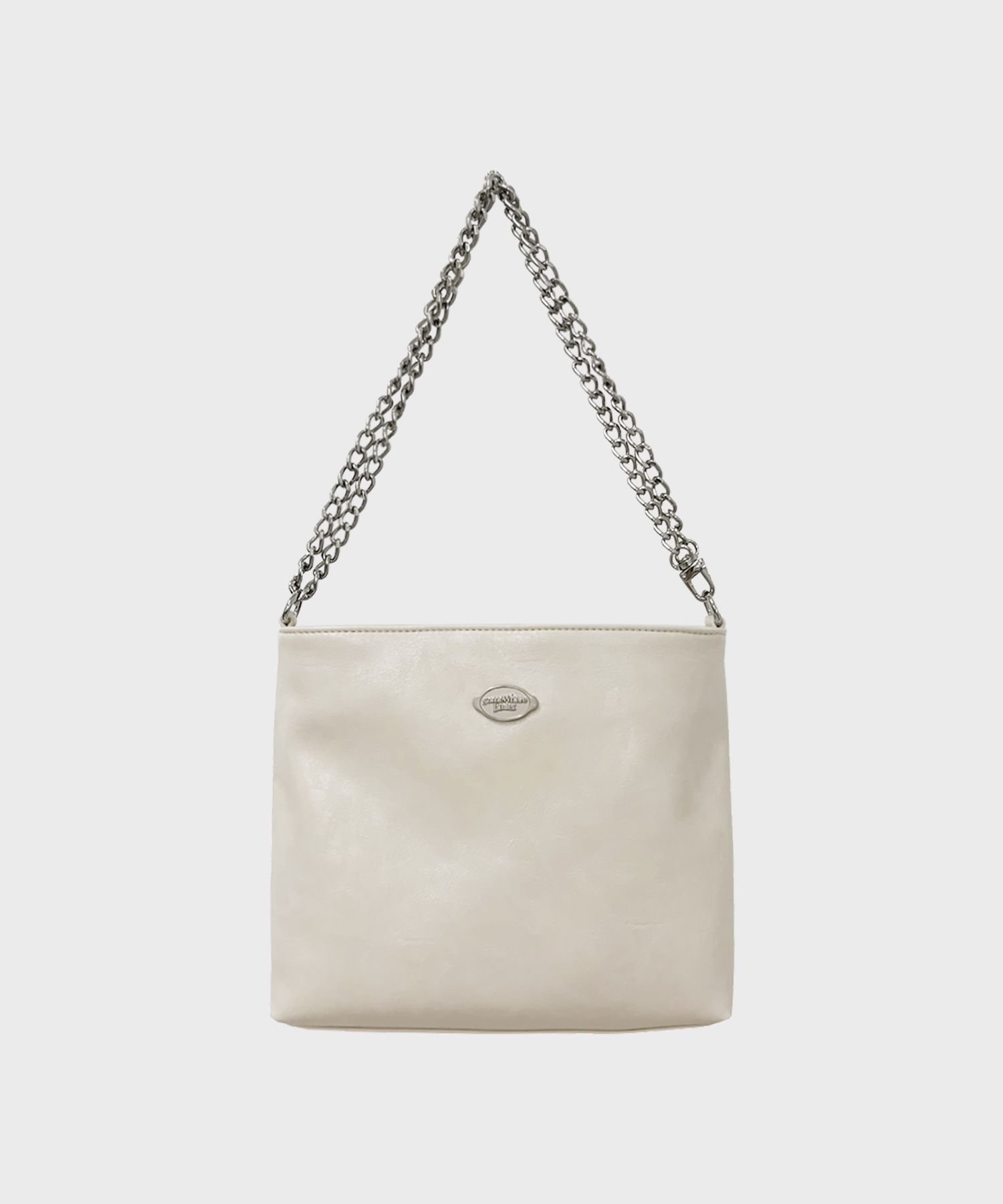 MUSINSA | SOMEWHEREBUTTER fle chain toast bag - cream