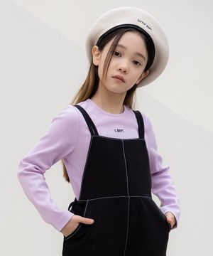 슬림 골지 티셔츠 Purple