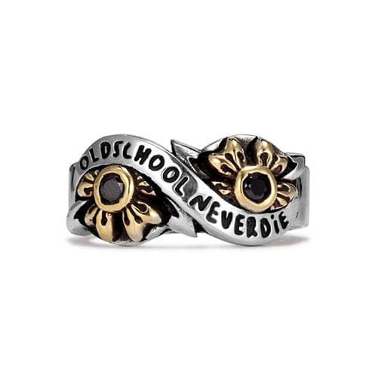 어나니머스아티즌(ANONYMOUS ARTISAN) Infinity Flower Ring - black