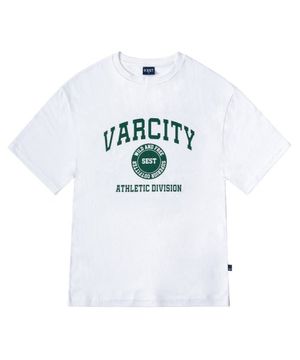 VARCITY 반팔 티셔츠 - WHITE