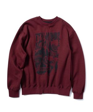 유토피아 스웨트셔츠 - 버건디