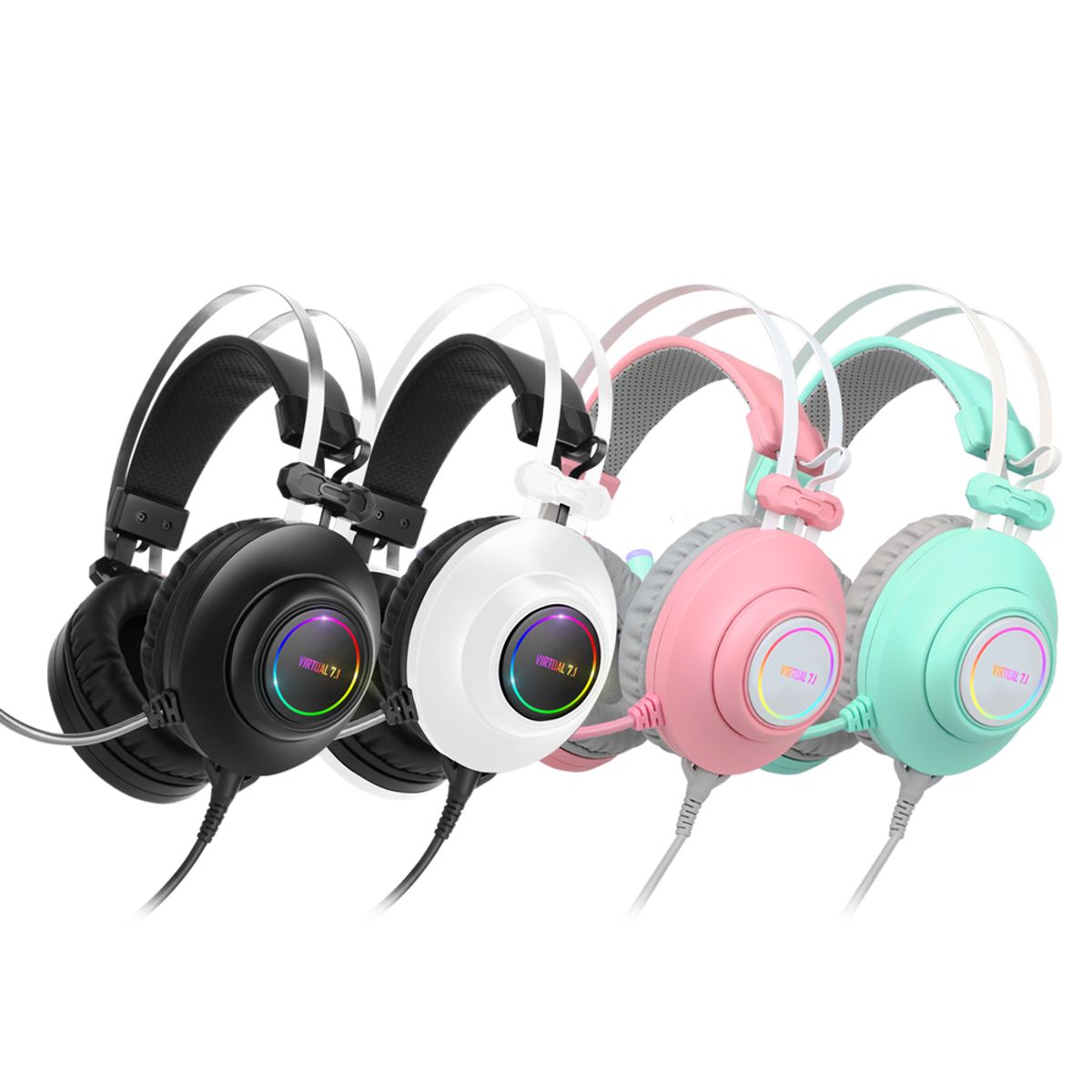 앱코(ABKO) N550 ENC 가상 7.1채널 RGB 게이밍 헤드셋