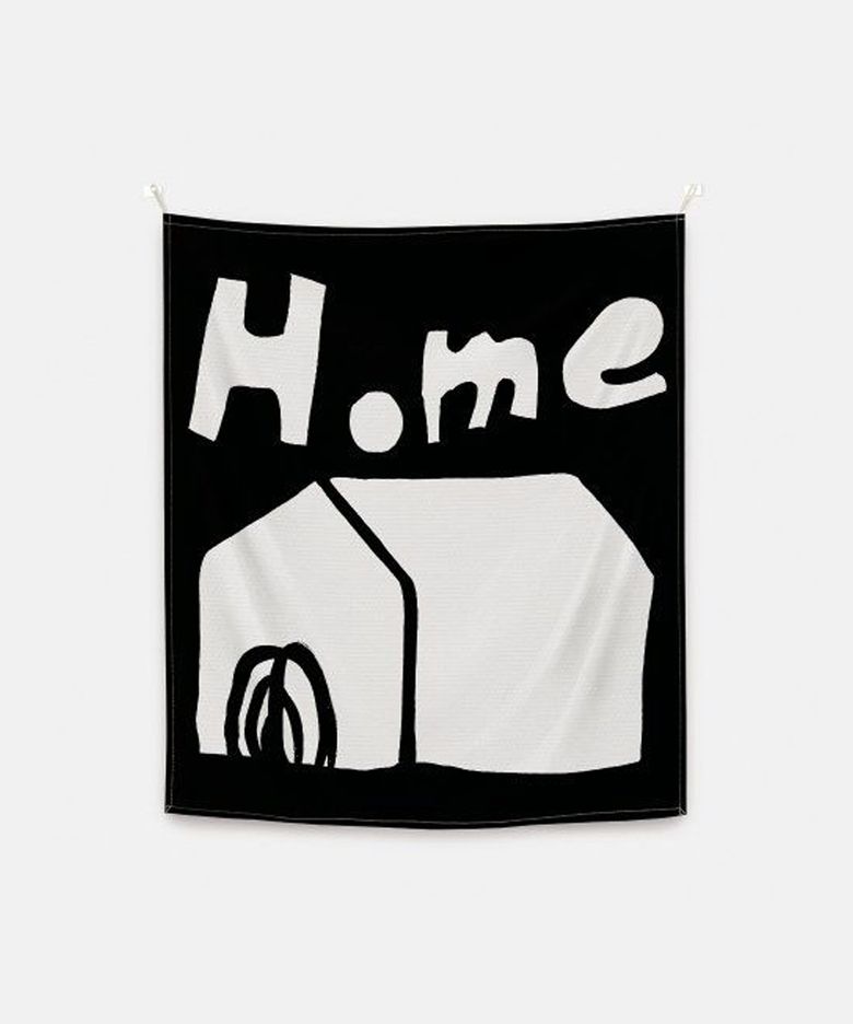 박나은 작가, home 패브릭 포스터
