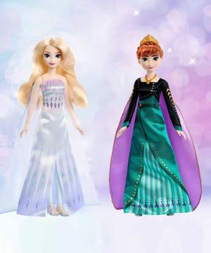 마텔 겨울왕국  엘사와 안나 여왕 패션 플레이 세트 인형놀이