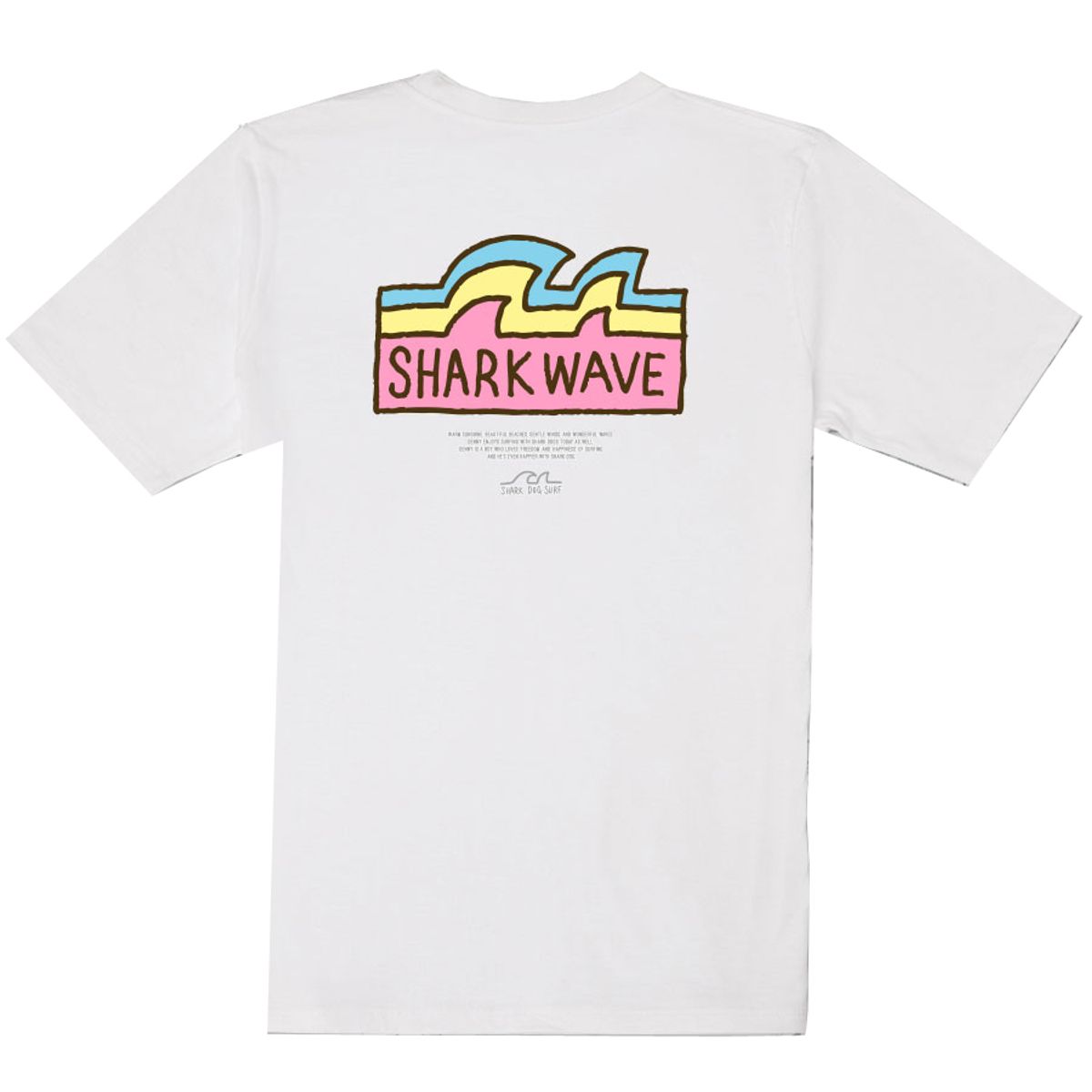 돌돌(DOLDOL) SHARK DOG-tshirts-235  샤크독 데니샤크 서핑 하와이 캐릭터 그래픽 티셔츠 반팔티
