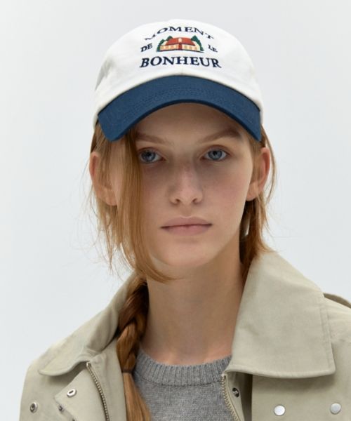 キャップ depound Bonur ball cap ivory navy DP2378HT001MNAXX MUSINSA | DEPOUND Bonur Ball Cap [Ivory/Navy]
