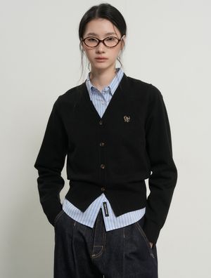 GNRL 에센셜 가디건 [BLACK] / WBD3L04503