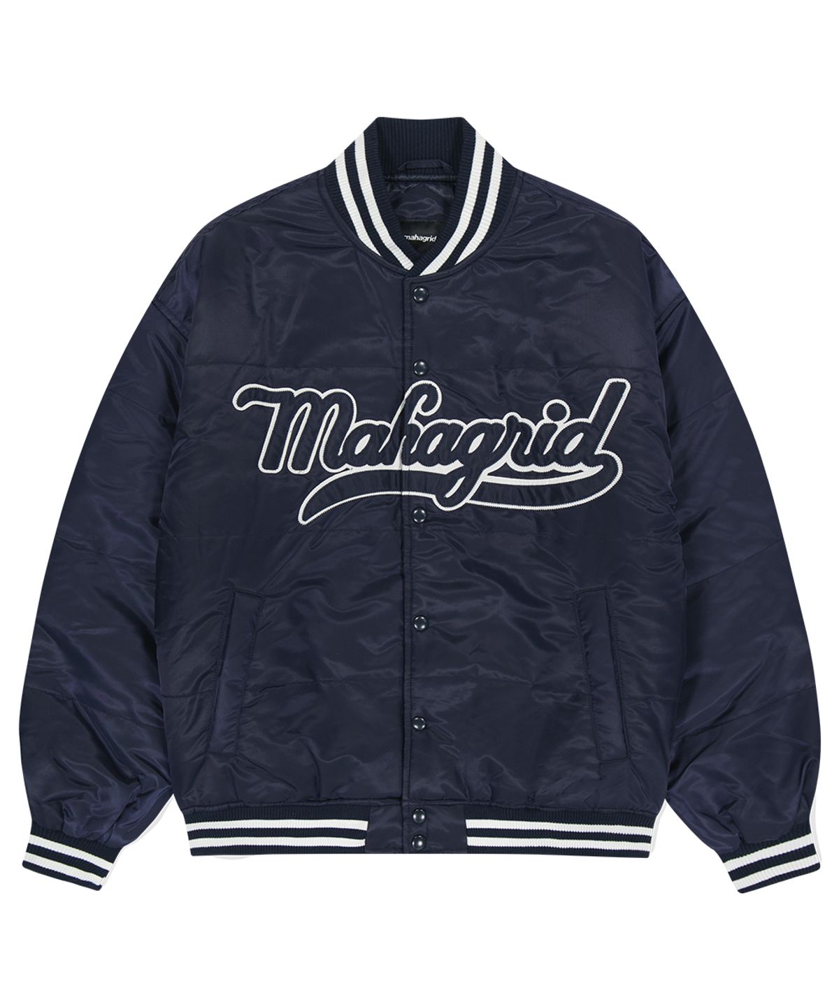 마하그리드(MAHAGRID) STADIUM JACKET NAVY(MG2DFMJ243A)