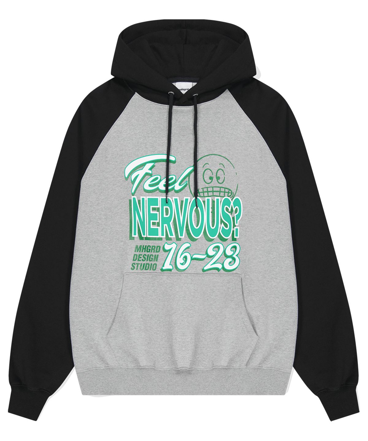 마하그리드(MAHAGRID) NERVOUS HOODIE GREY(MG2DFMM408A)