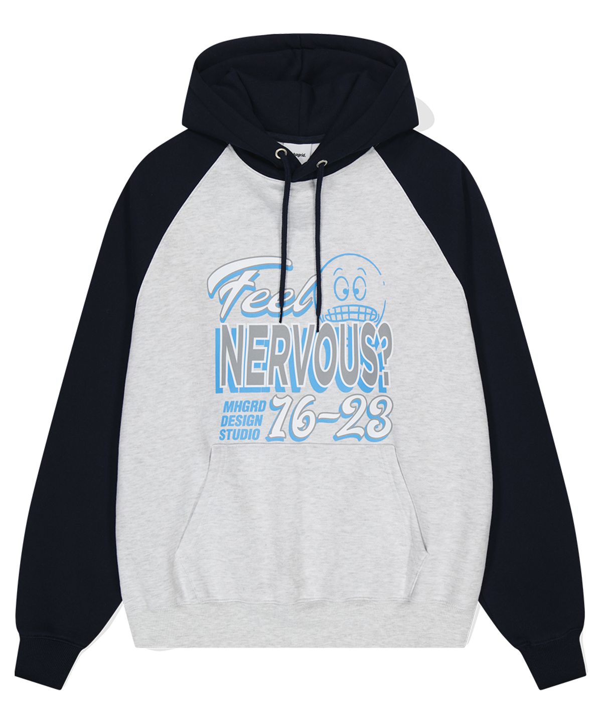 마하그리드(MAHAGRID) NERVOUS HOODIE LIGHT GREY(MG2DFMM408A)
