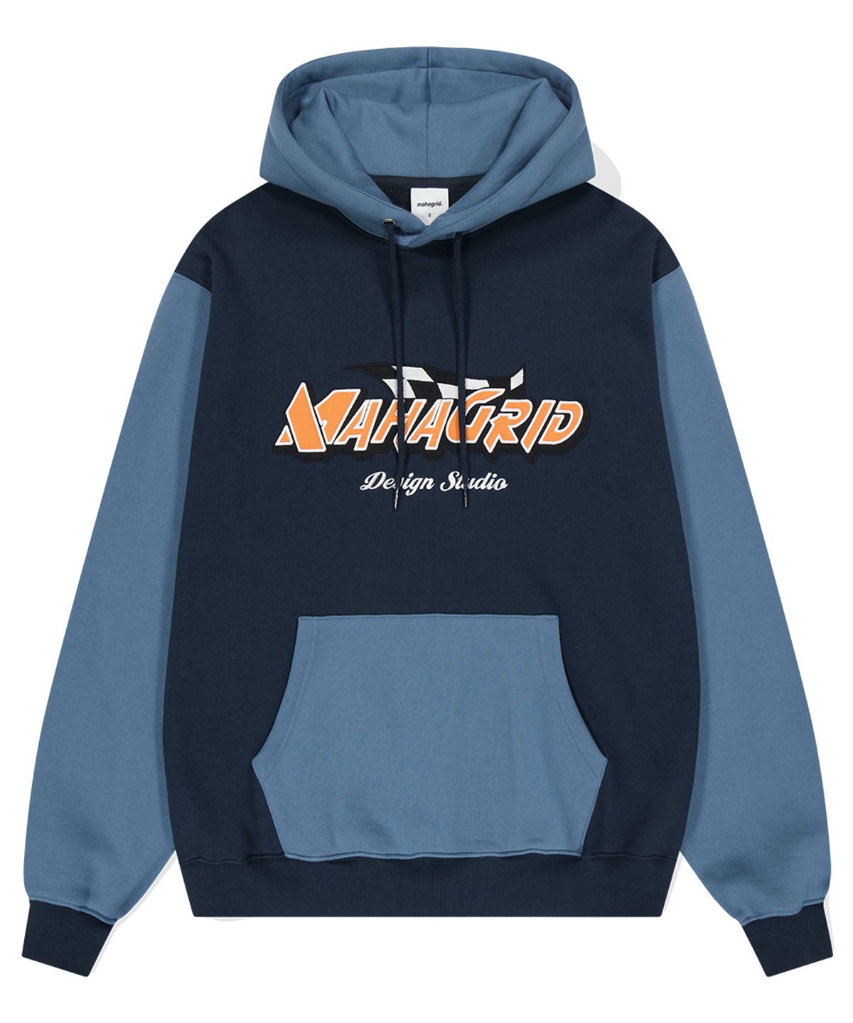 마하그리드(MAHAGRID) FLAG HOODIE NAVY(MG2DFMM424A)