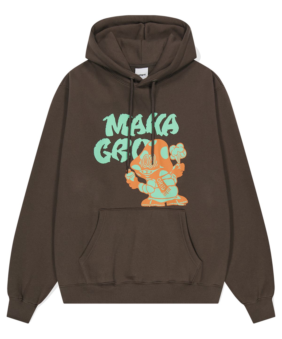 마하그리드(MAHAGRID) MUSHROOM BOY HOODIE COCOA(MG2DFMM417A)