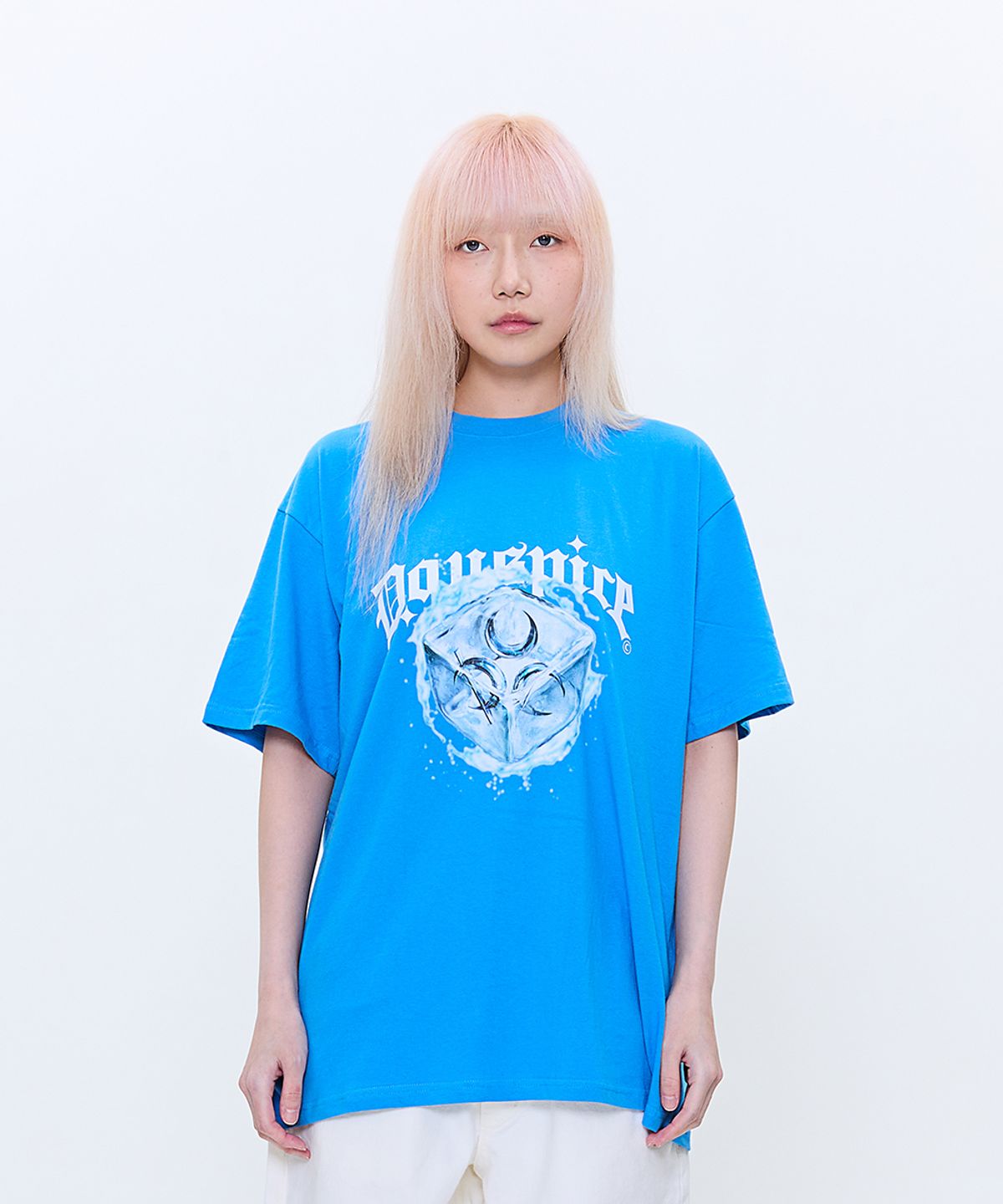 디오스피스(DAUSPICE) Ice Cube T-shirt Blue