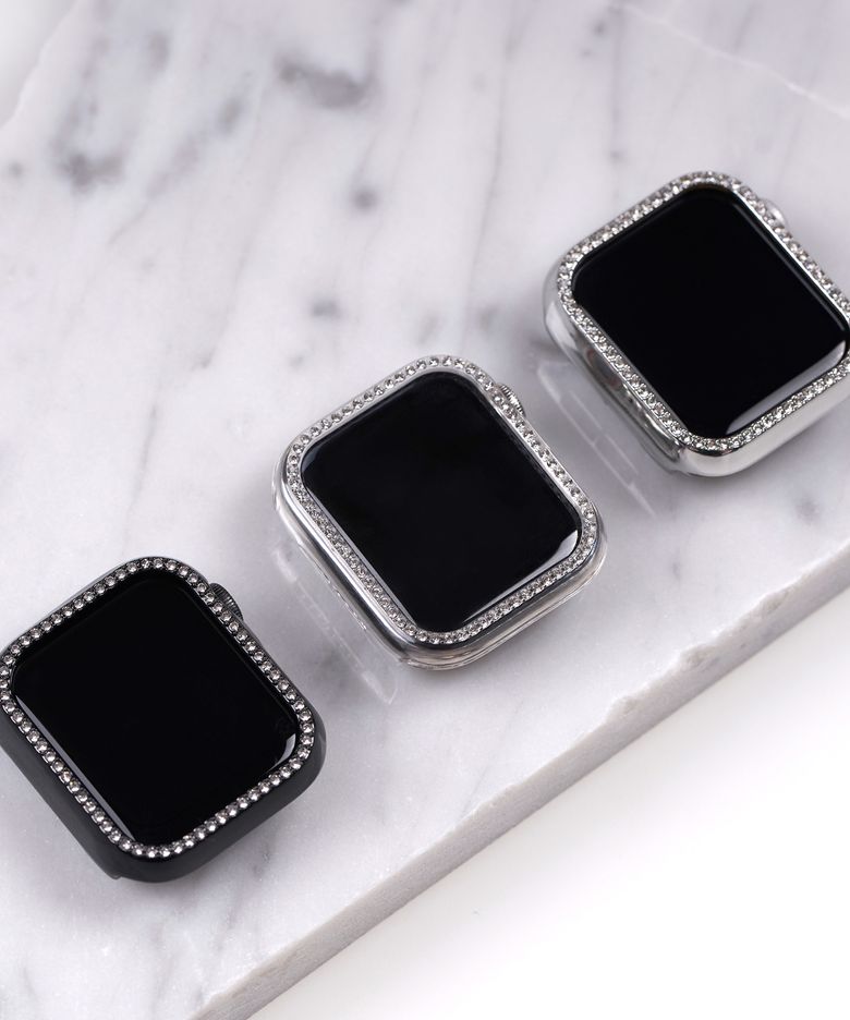 애플워치 11·10·울트라·9·8·7·6·5·4·SE·3·2·세대·38·40·41·44·45·49·mm 크리스탈 큐빅 프레임 하드 케이스