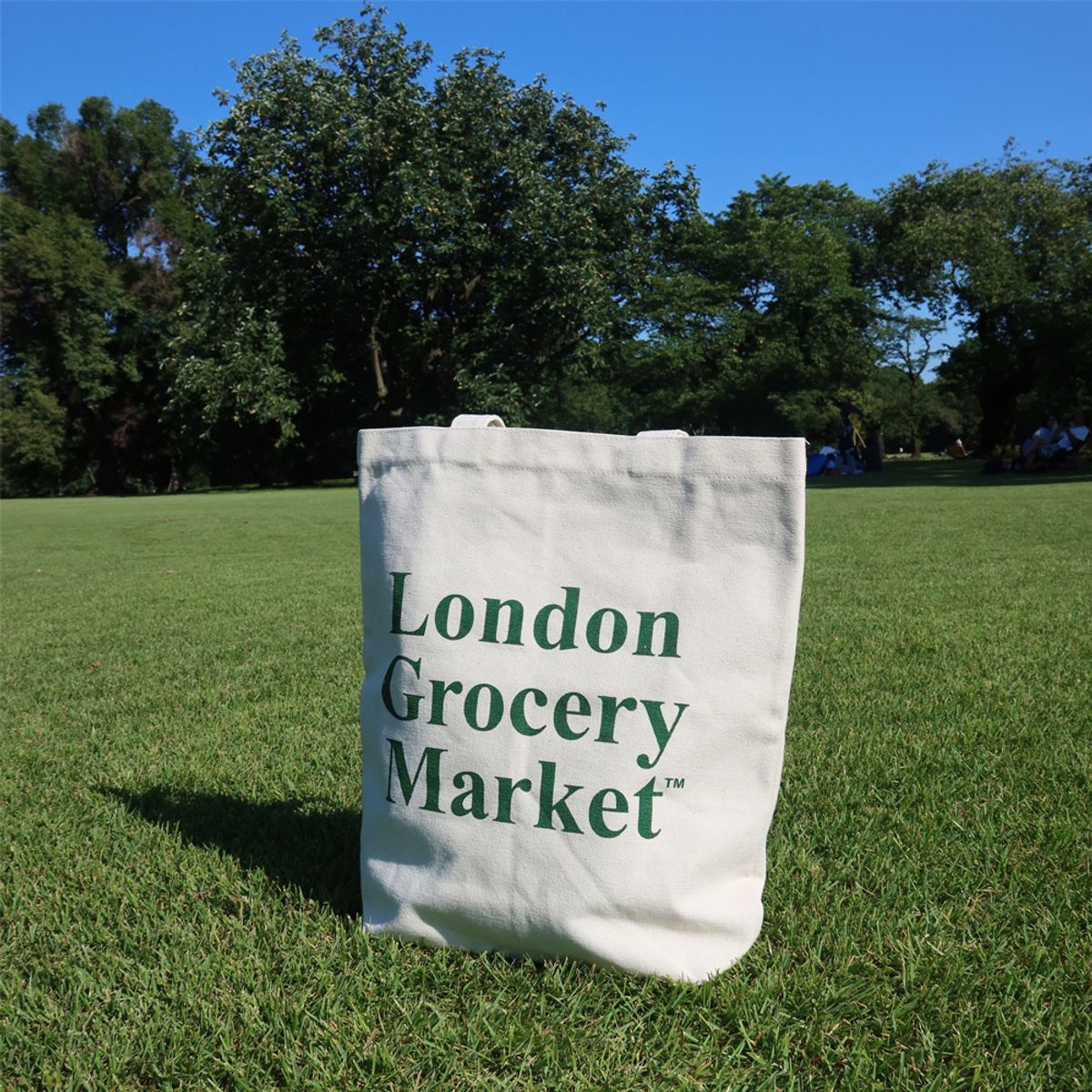 런던그로서리마켓(LONDON GROCERY MARKET) Grocery Bag (Natural)
