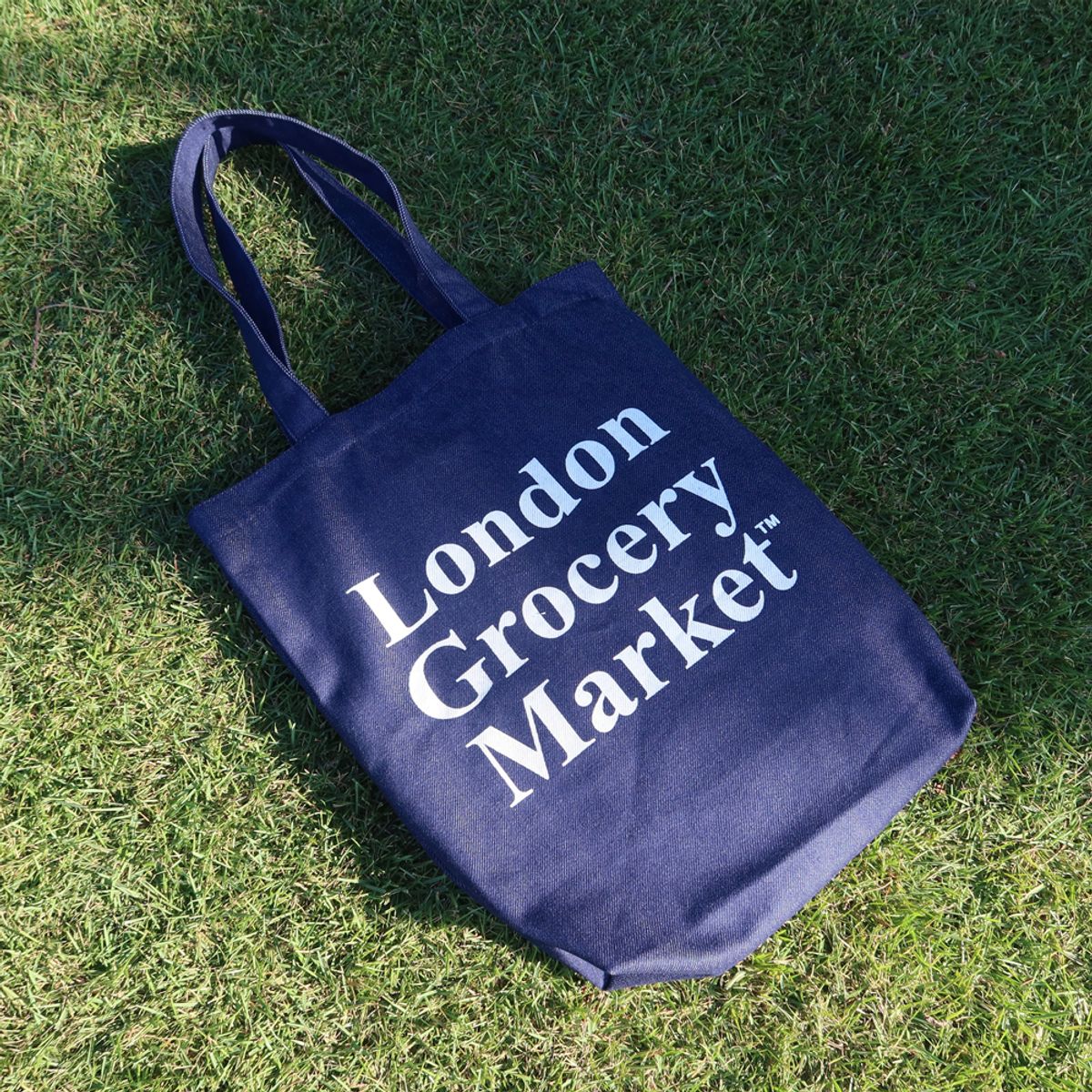 런던그로서리마켓(LONDON GROCERY MARKET) Grocery Bag (Denim)