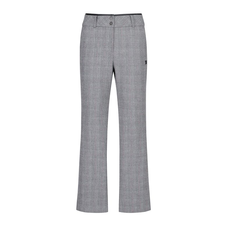 W CHECK BOOTS CUT L/PT_GR