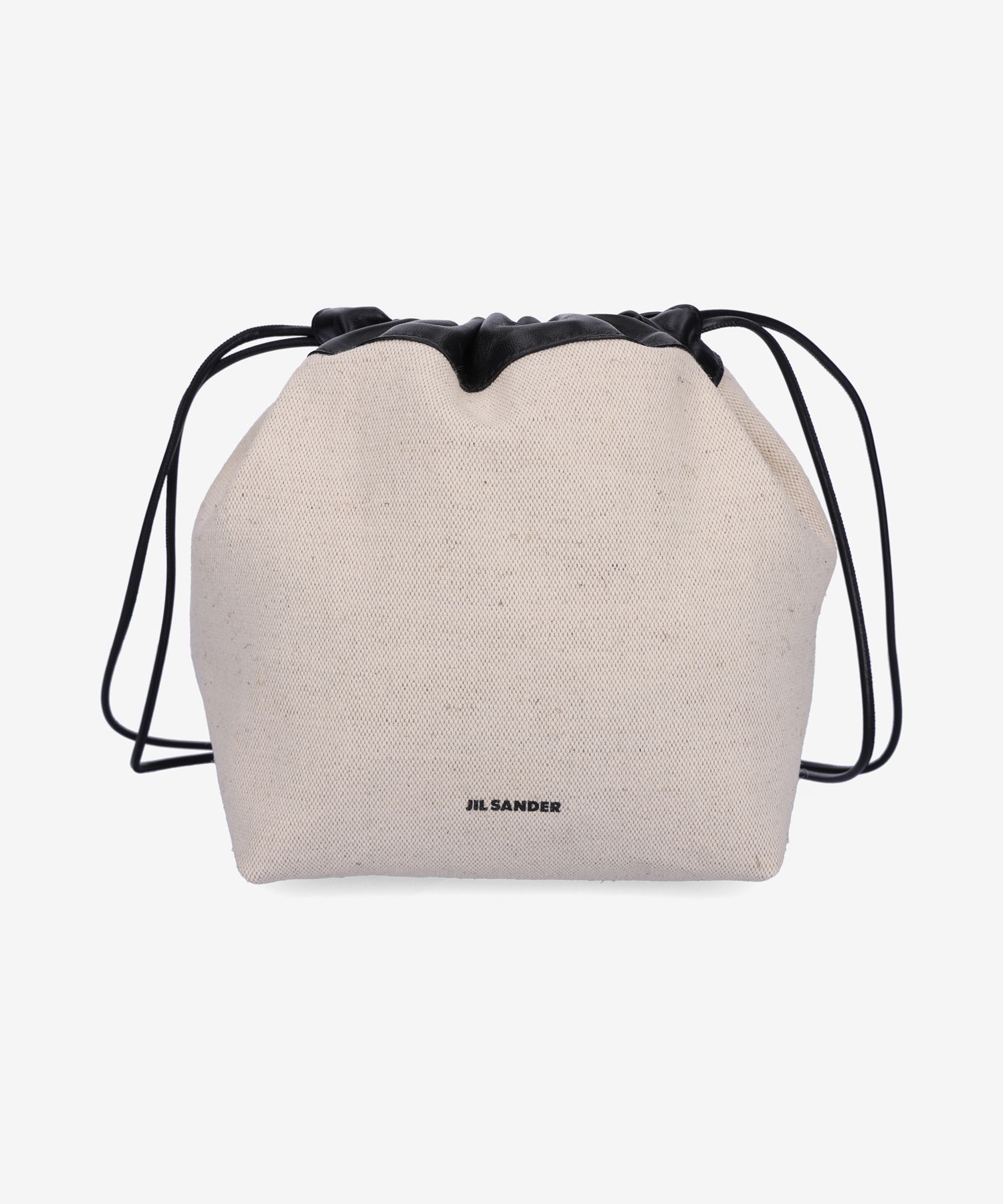 MUSINSA | JIL SANDER Dumpling Bucket Shoulder Bag - White 