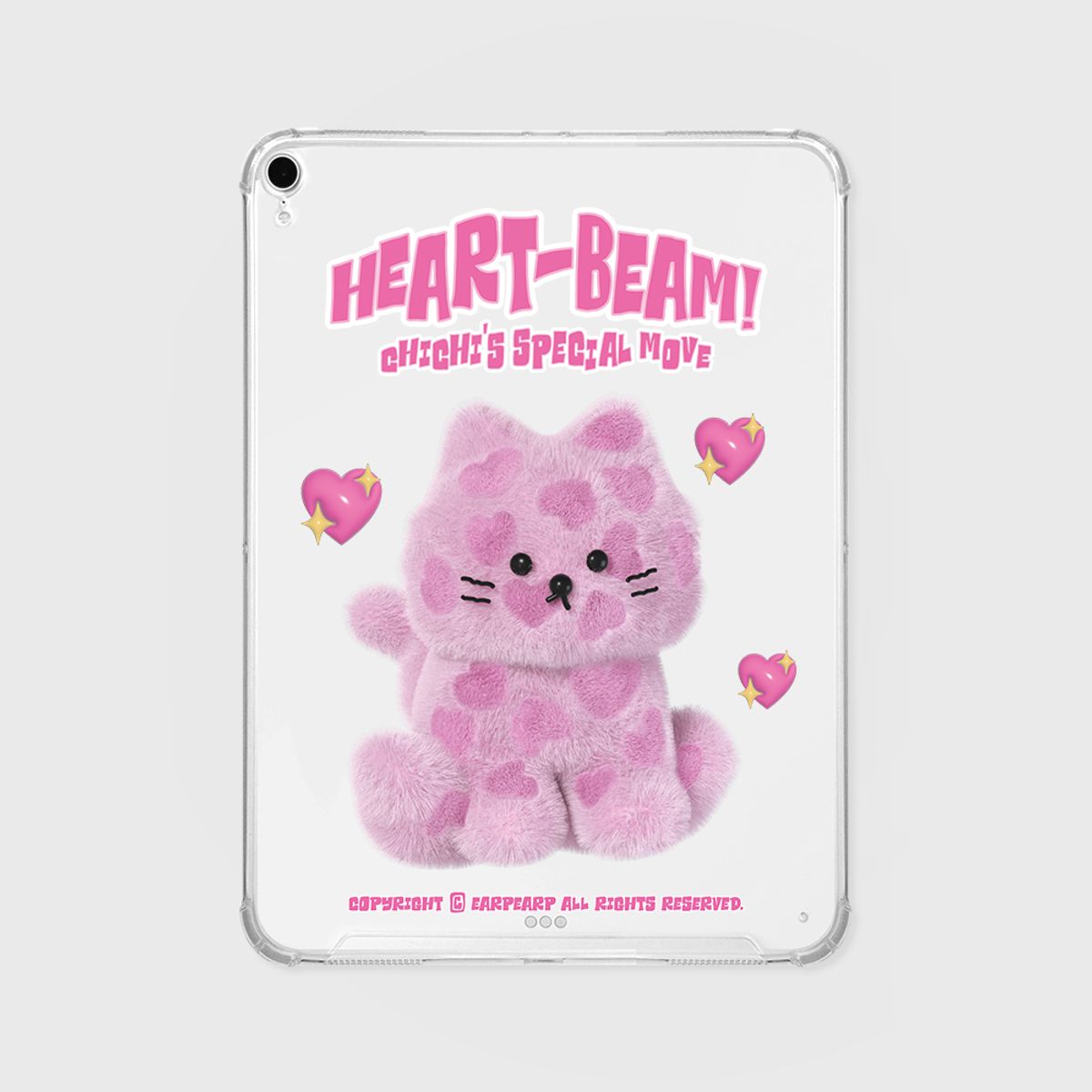 어프어프(EARPEARP) HEART BEAM CHICHI(아이패드-클리어하드)