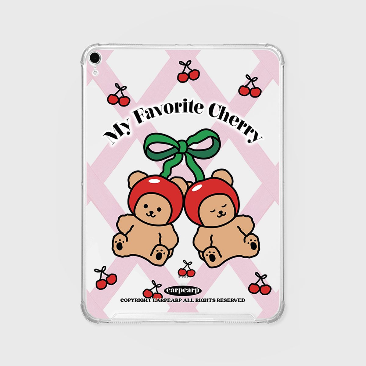 어프어프(EARPEARP) CHERRY BABY COVY(아이패드-클리어하드)