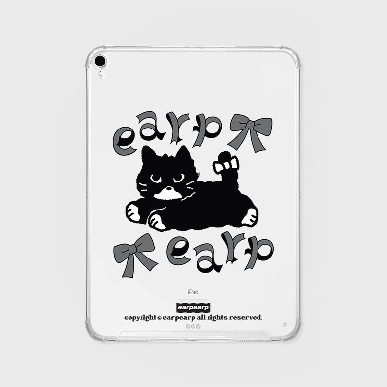 RIBBON BLACK MERO(아이패드-클리어하드)