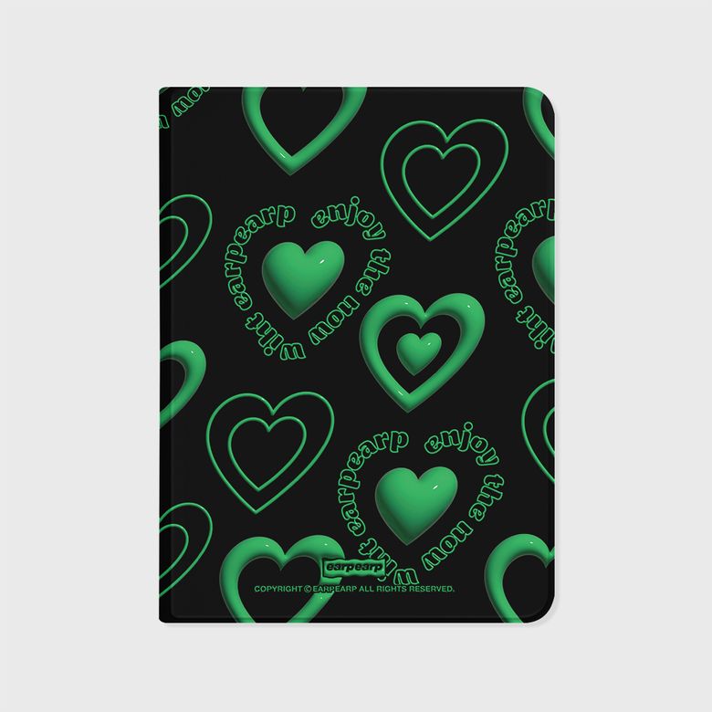 SOLID HEART OBJECT-BLACK(아이패드-커버)