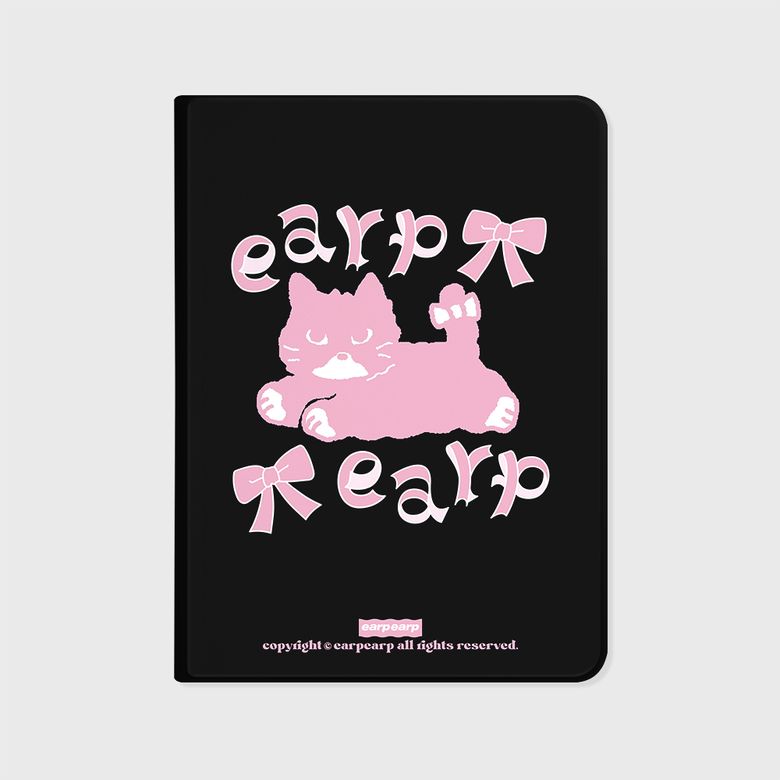 RIBBON PINK MERO-BLACK(아이패드-커버)