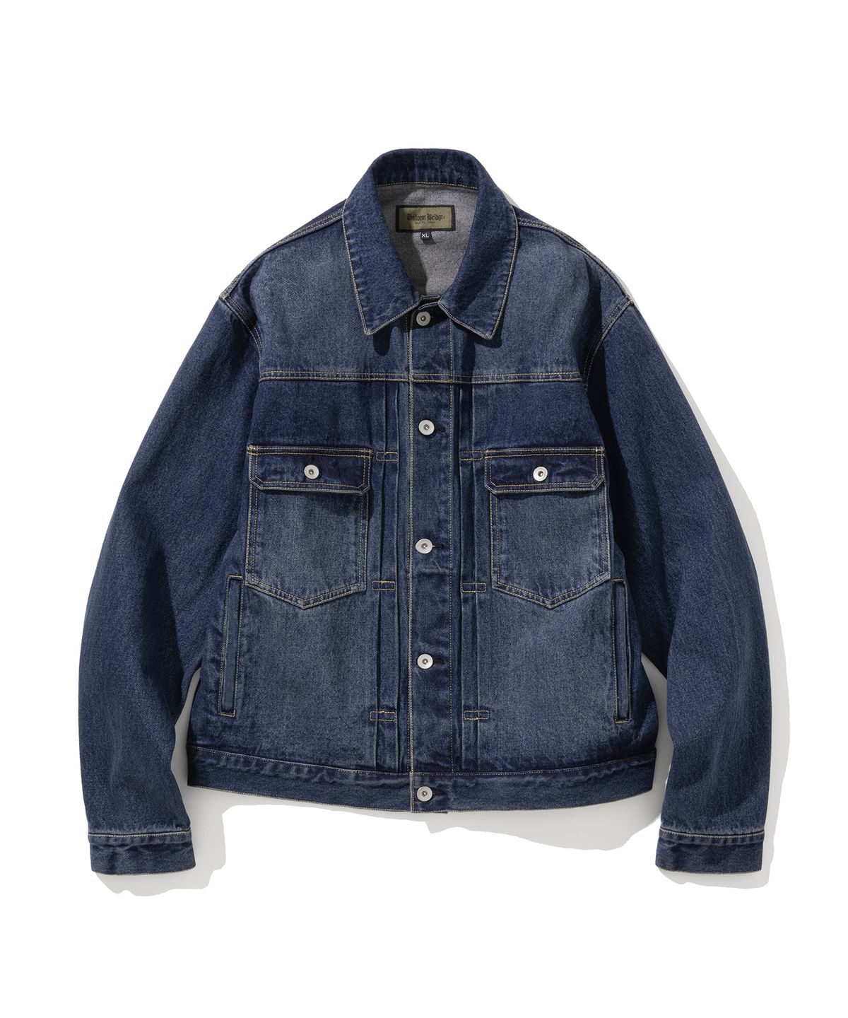 유니폼브릿지(UNIFORM BRIDGE) 2nd type denim jacket indigo washed