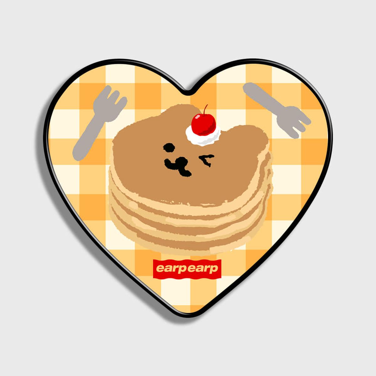 어프어프(EARPEARP) PANCAKE COVY-YELLOW(하트톡)